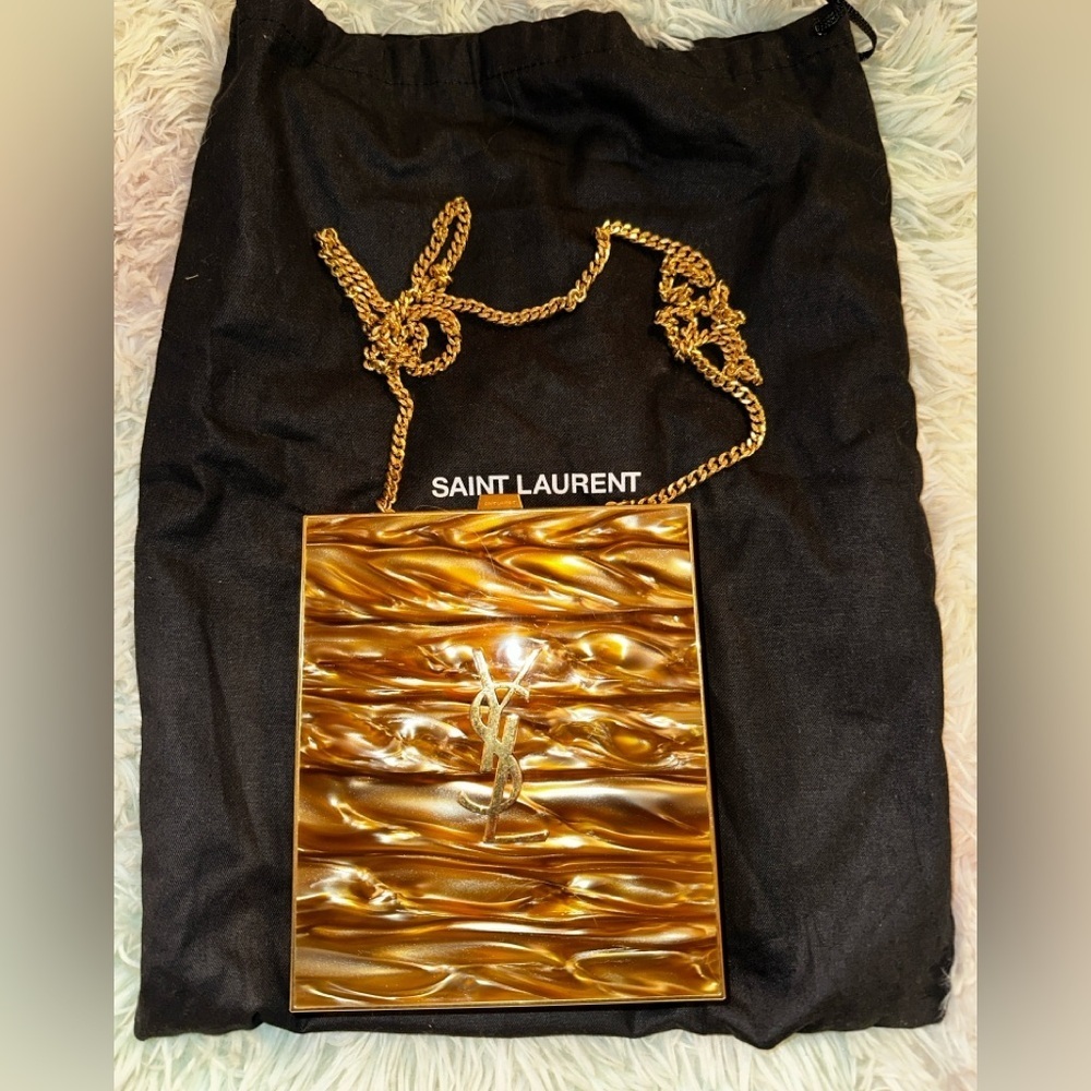 Saint Laurent Marble Pattern Tuxedo Box Bag - Picture 3 of 15